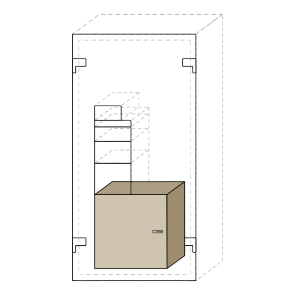 Caja de seguridad tamaño XXL Centro de Valores