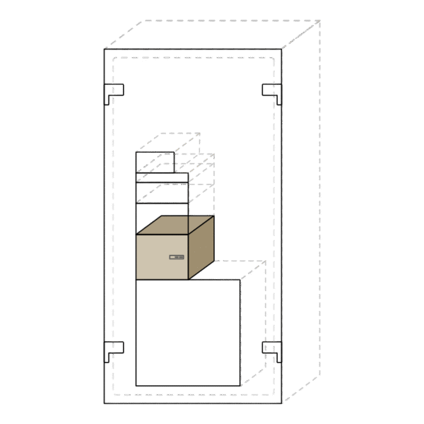 Caja de seguridad de talla Large Centro de Valores